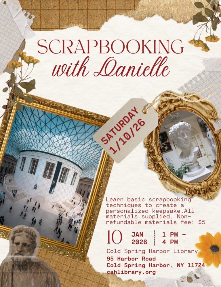 Scrapbooking With Danielle - Cold Spring Harbor Library``