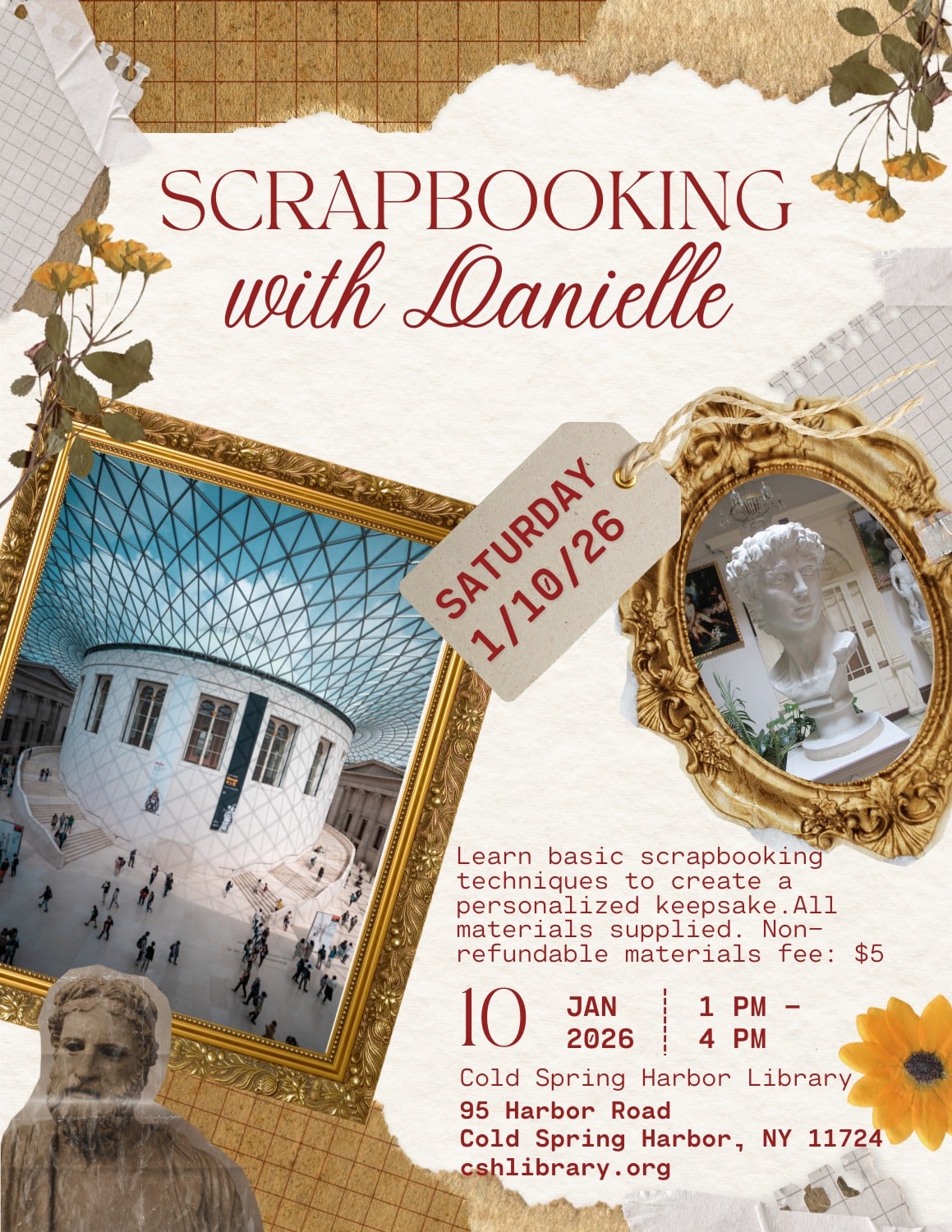 Scrapbooking With Danielle - Cold Spring Harbor Library``