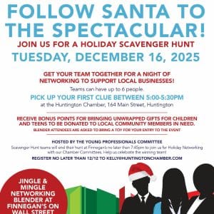 Holiday Scavenger Hunt - Huntington Township Chamber of Commerce - FREE