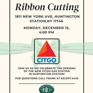 Huntington Station BID Ribbon Cutting - Citgo Gas Station