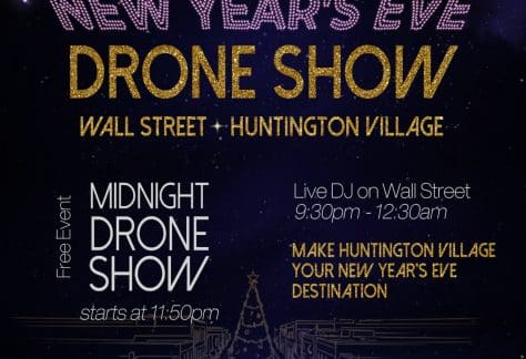 Huntington Holiday Spectacular New Year's Eve Drone Show - FREE