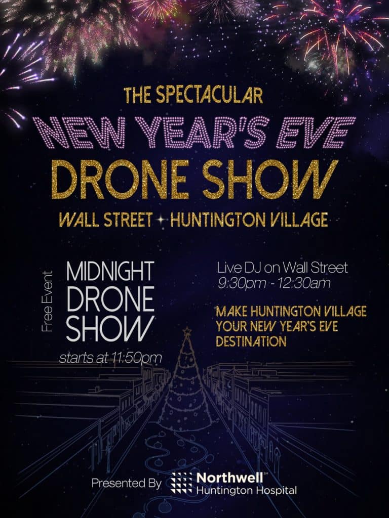 Huntington Holiday Spectacular New Year's Eve Drone Show - FREE