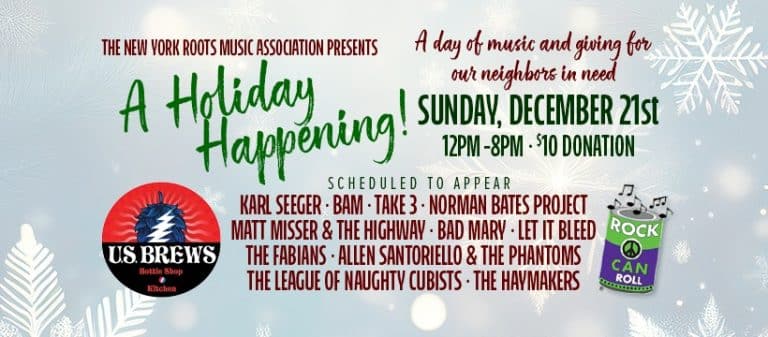 A Holiday Happening! A day of Music and Giving For Our Neighbors in Need