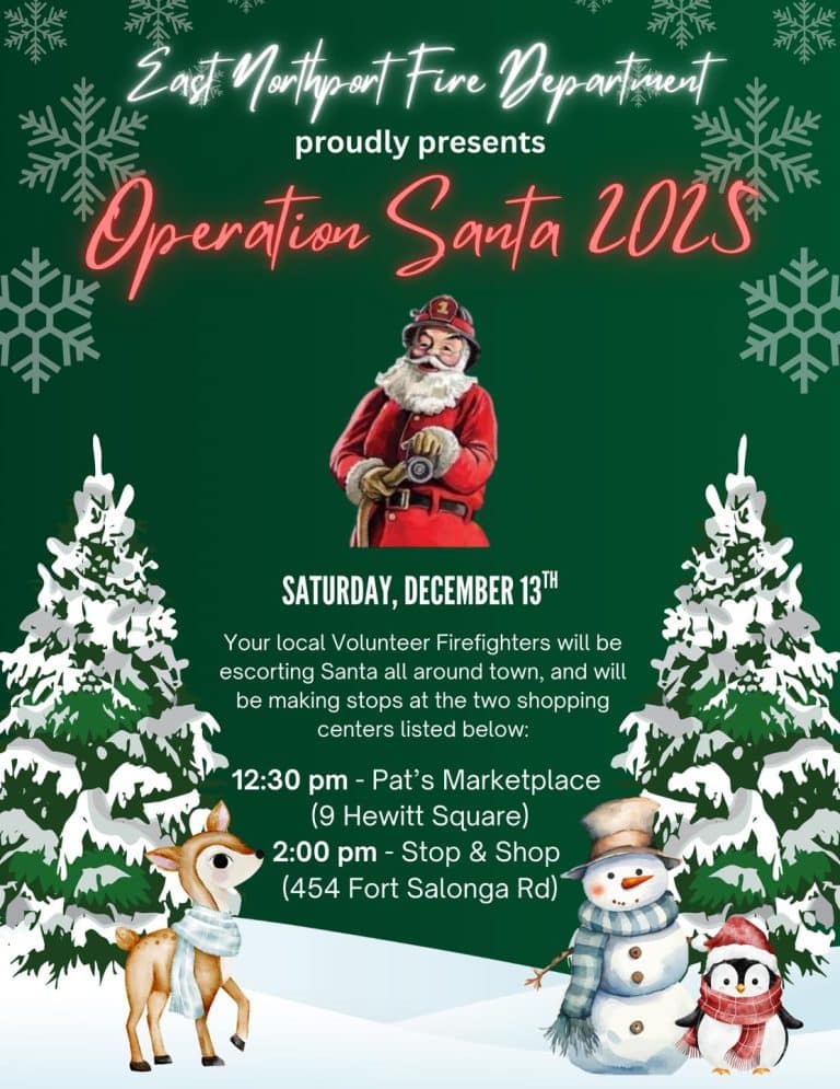 East Northport Operation Santa 2025 - FREE