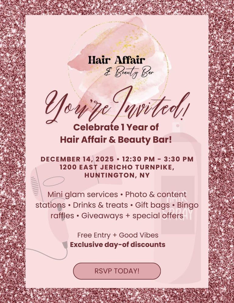 Celebrating 1 Year of Hair Affair and Beauty Bar - Free