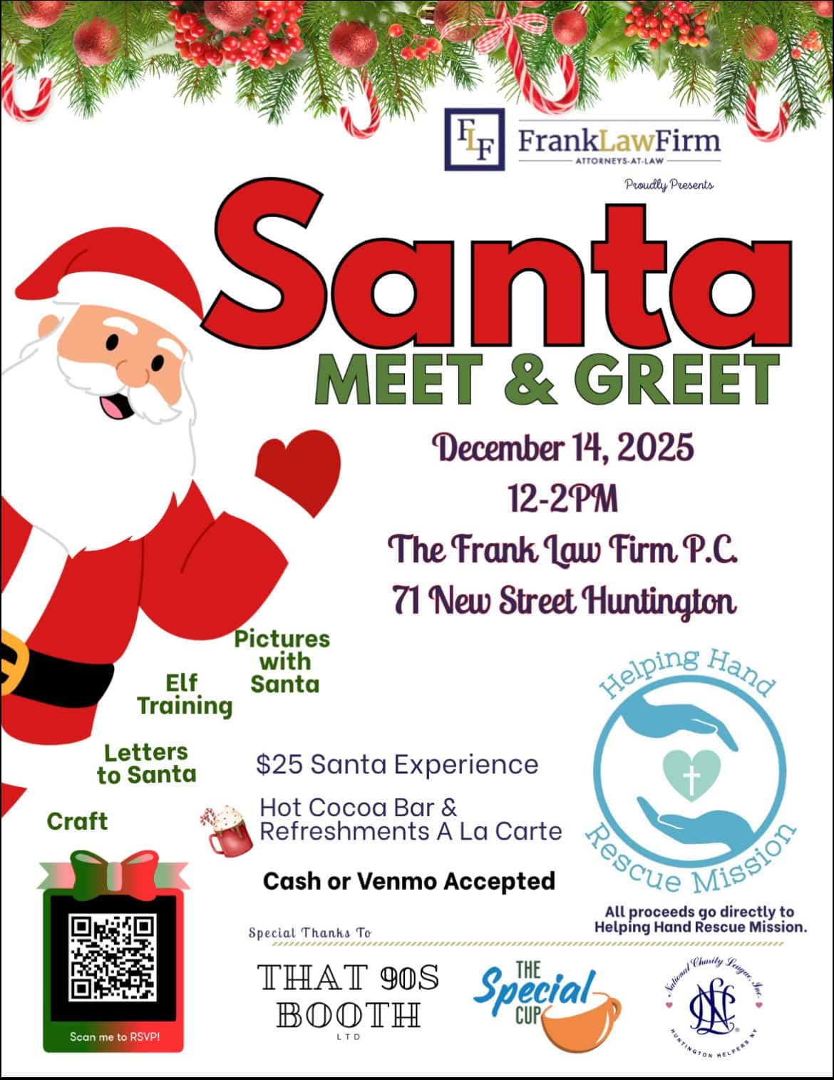 Santa Meet and Greet - The Frank Law Firm