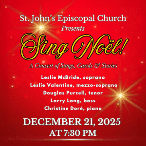 Sing Noël! A Concert of Songs, Carols and Stories