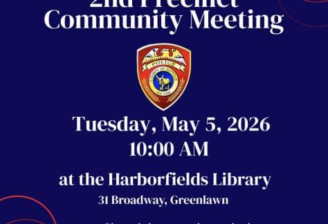 Suffolk County Police Department 2nd Precinct Monthly Community Meeting - May 2026
