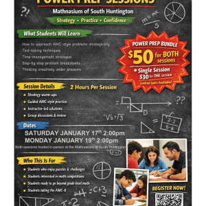 AMC-8 Power Prep Sessions at Mathnasium of South Huntington