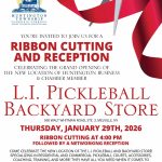 Ribbon Cutting - LI Pickleball & Backyard Store - Free