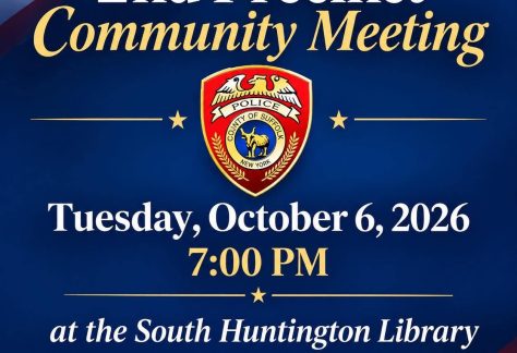 Suffolk County Police Department 2nd Precinct Monthly Community Meeting - October 2026