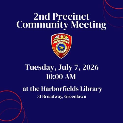 Suffolk County Police Department 2nd Precinct Monthly Community Meeting - July 2026