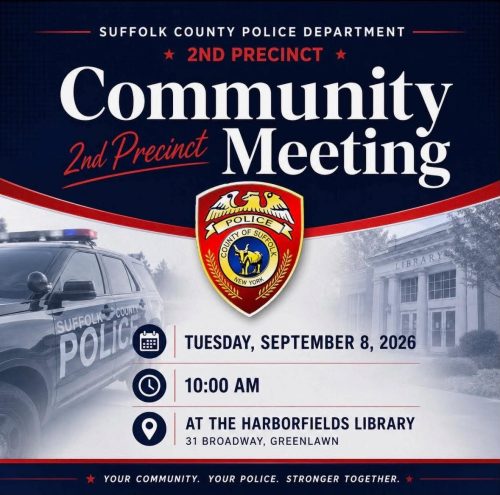 Suffolk County Police Department 2nd Precinct Monthly Community Meeting - September 2026