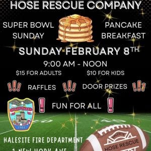 Halesite Fire Department Pancake Breakfast