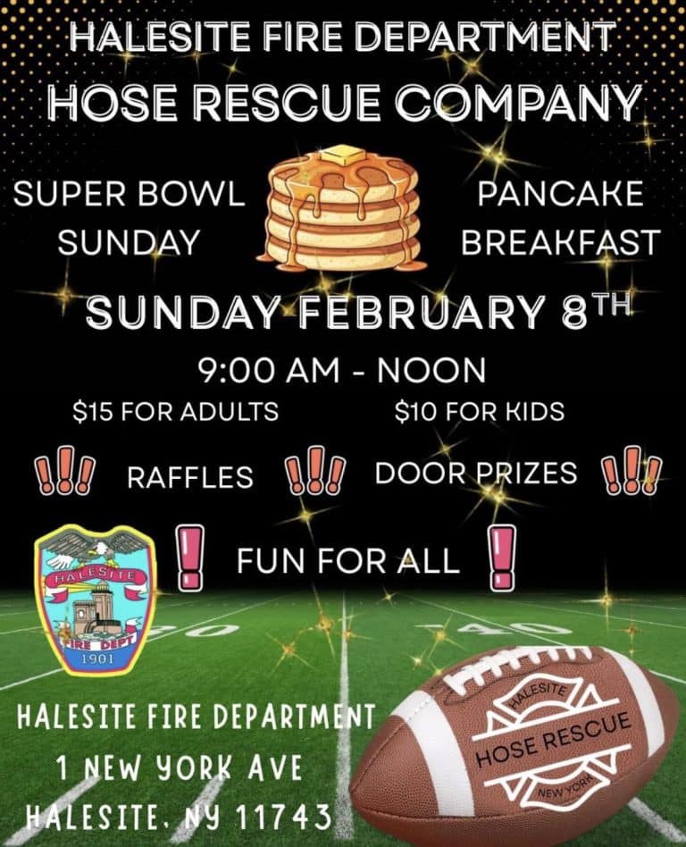Halesite Fire Department Pancake Breakfast