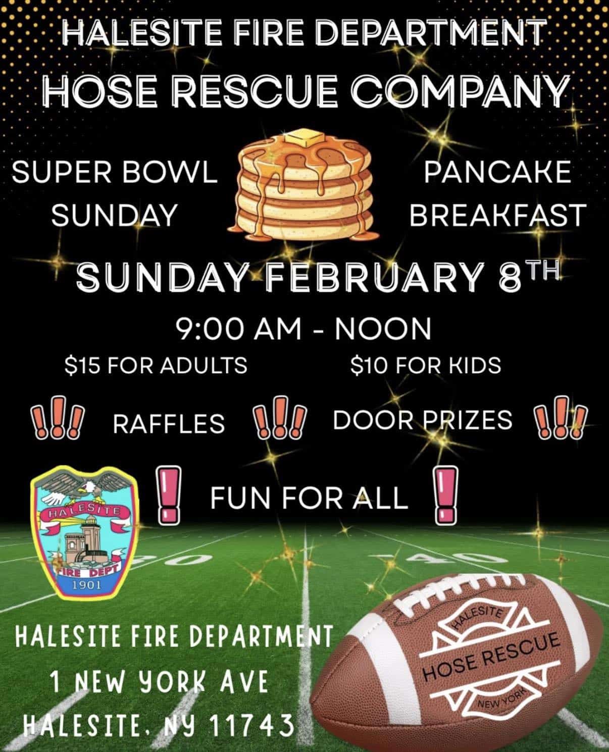 Halesite Fire Department Pancake Breakfast