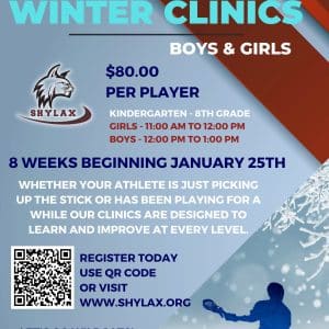 SHYLAX Winter Clinics 1/25-3/15 - REGISTRATION