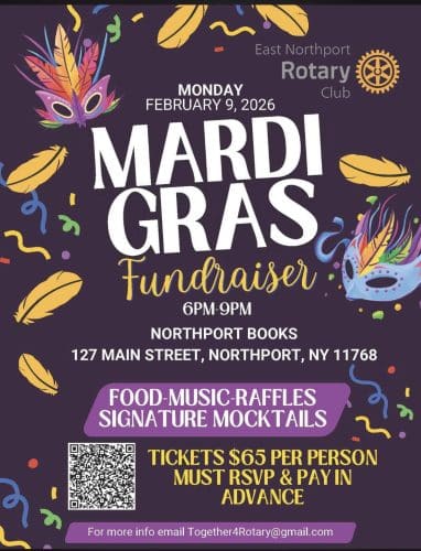 East Northport Rotary Mardi Gras Fundraiser
