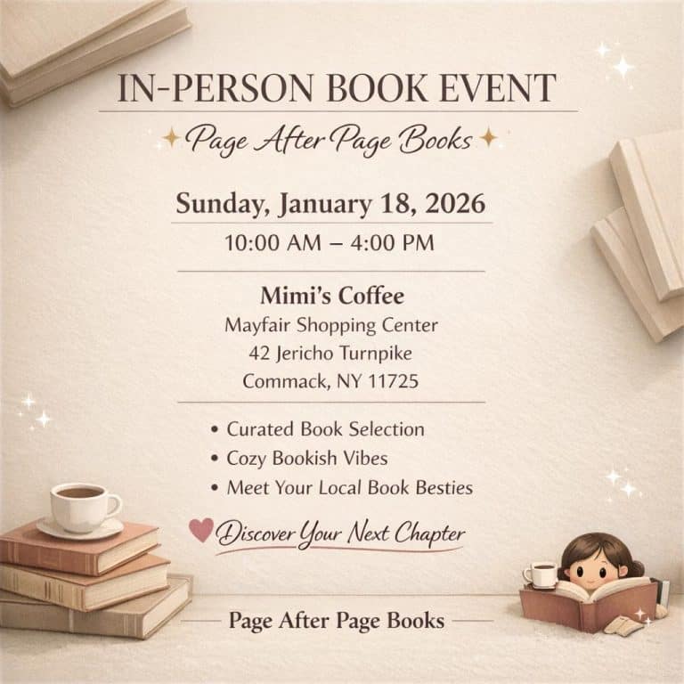 Pop-Up - Page After Page Books at Mimi's Coffee, Tea and Bakery - Free