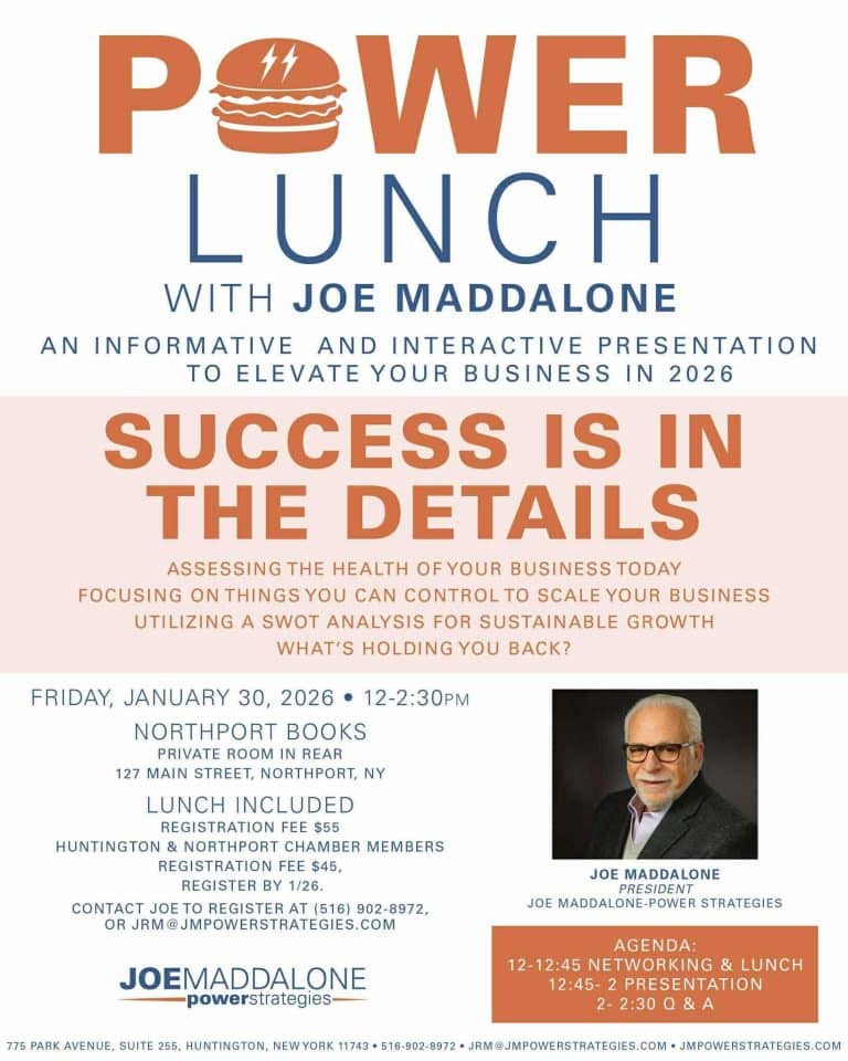 Power Lunch with Joe Maddalone