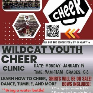 Wildcat Youth Cheer Clinic