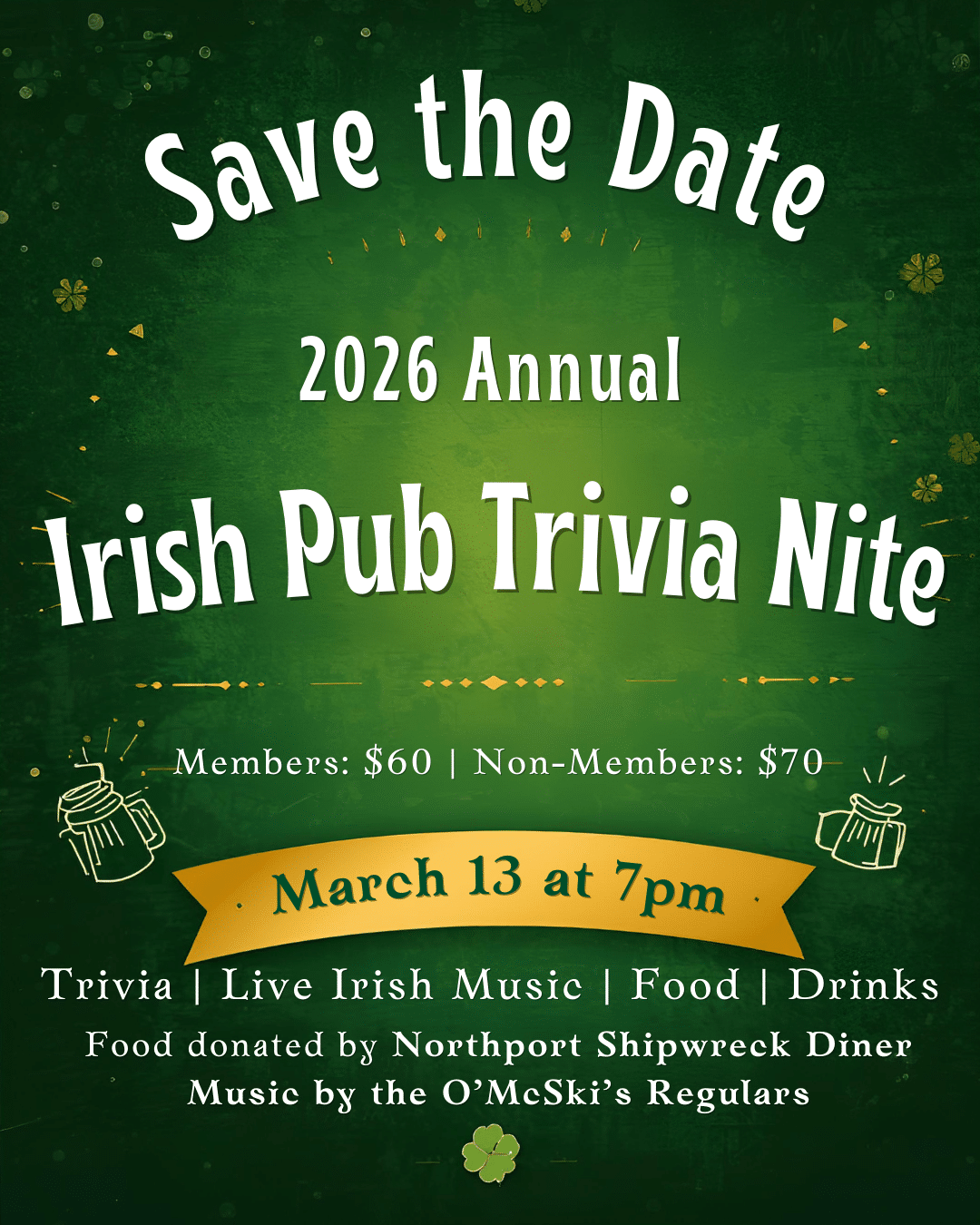 Northport Historical Society's Annual Pub Nite