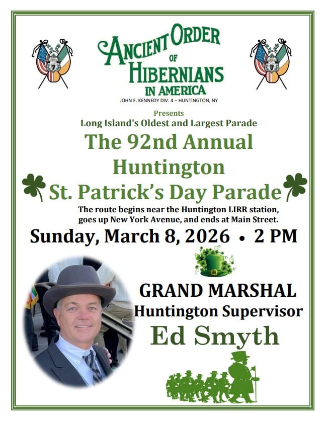 The 92nd Huntington St. Patrick’s Day Parade 2026 - FREE
