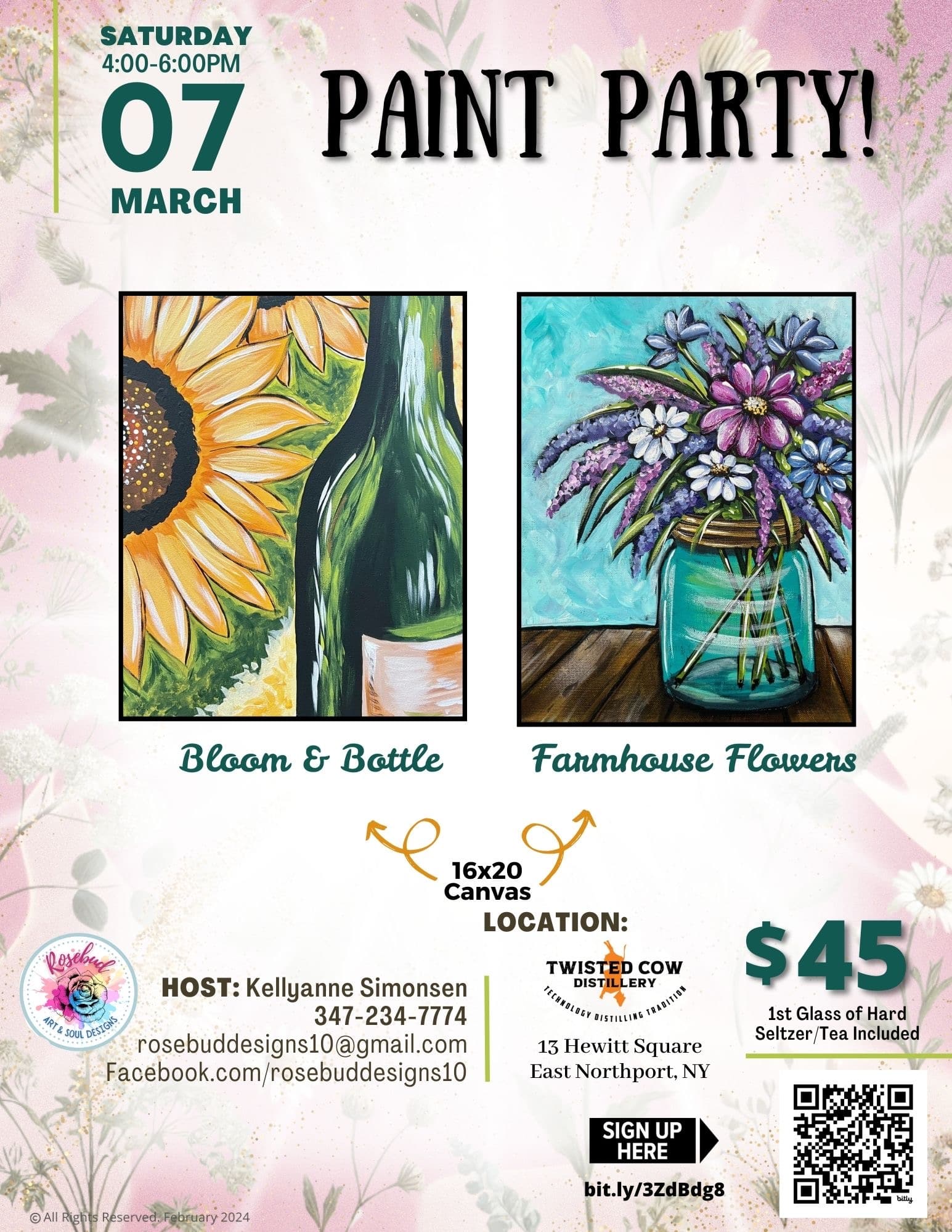 Twisted Cow Distillery Paint Party