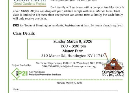 Free Manor Farm Composting Class