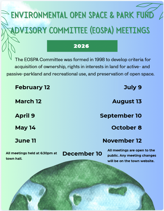 Environmental Open Space & Park Fund Advisory Committee (EOSPA) Meetings 2026