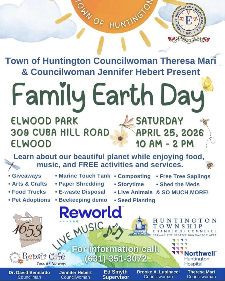 Town of Huntington Family Earth Day - Free