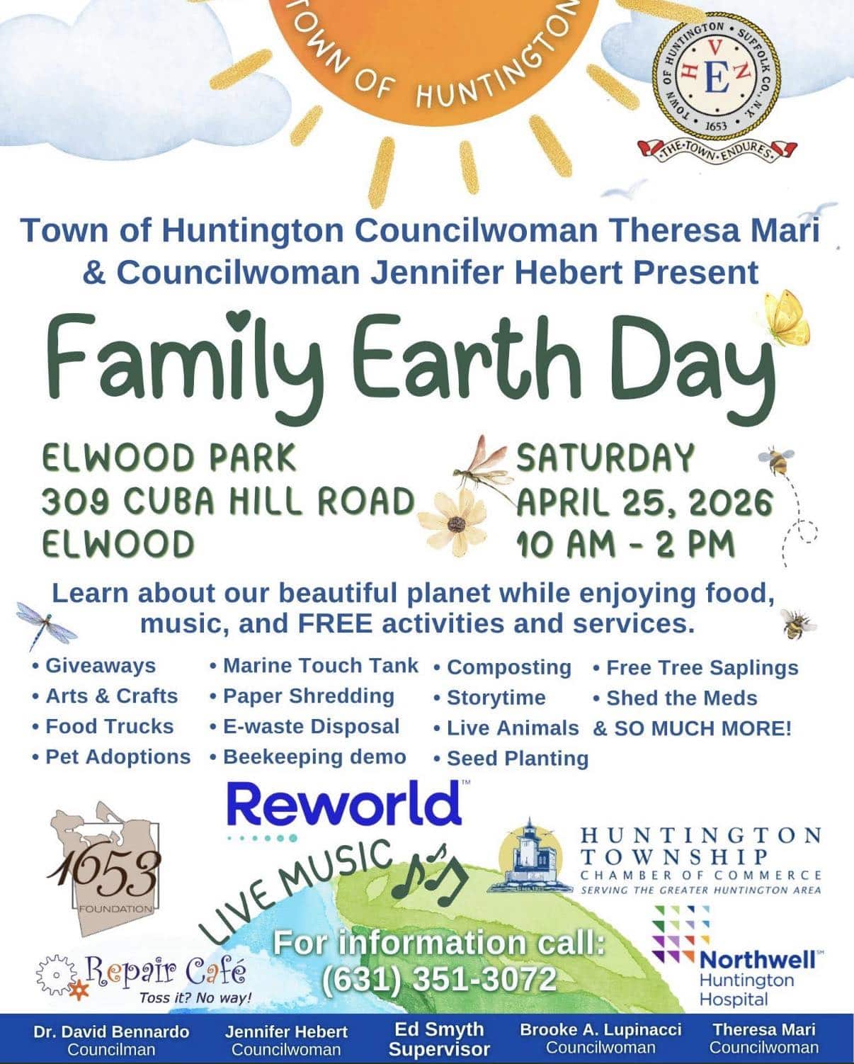 Town of Huntington Family Earth Day - Free