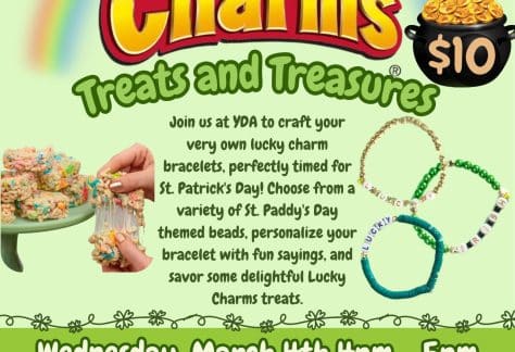 YDA Lucky Charms: Treats & Treasures - 5th-8th Grade