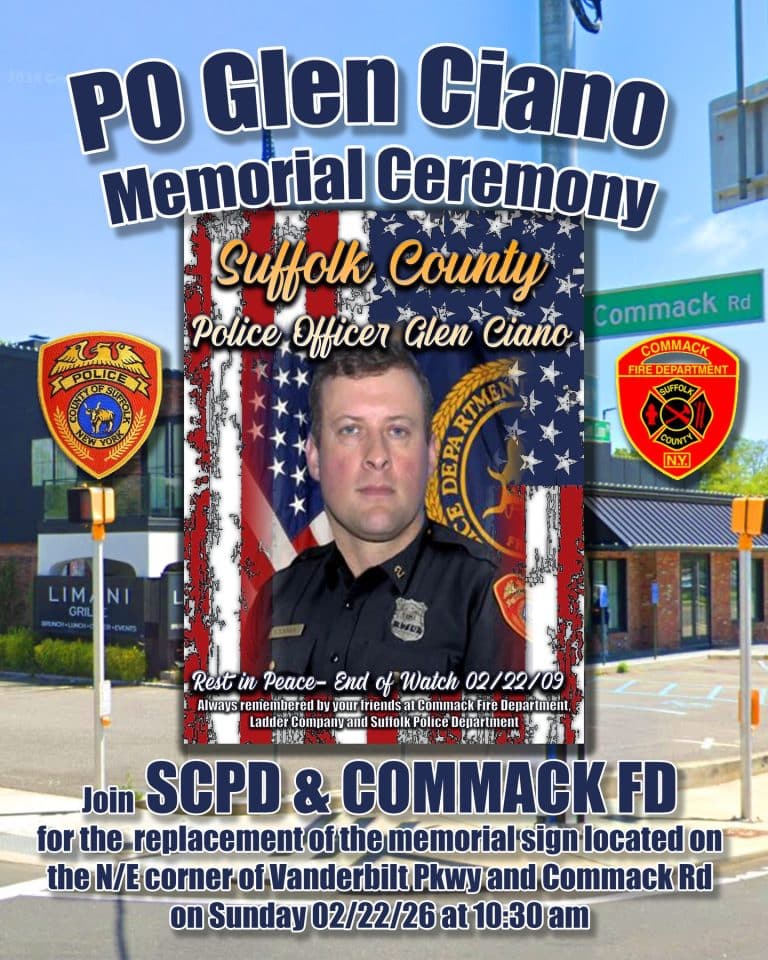 PO Glen Ciano Memorial Ceremony and Sign Replacement