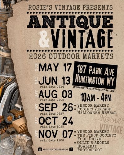 Rosie's Vintage 2026 Antique and Vintage Outdoor Vendors Market - Free