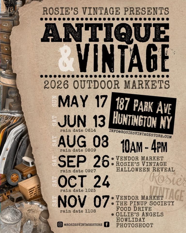Rosie's Vintage 2026 Antique and Vintage Outdoor Vendors Market - Free