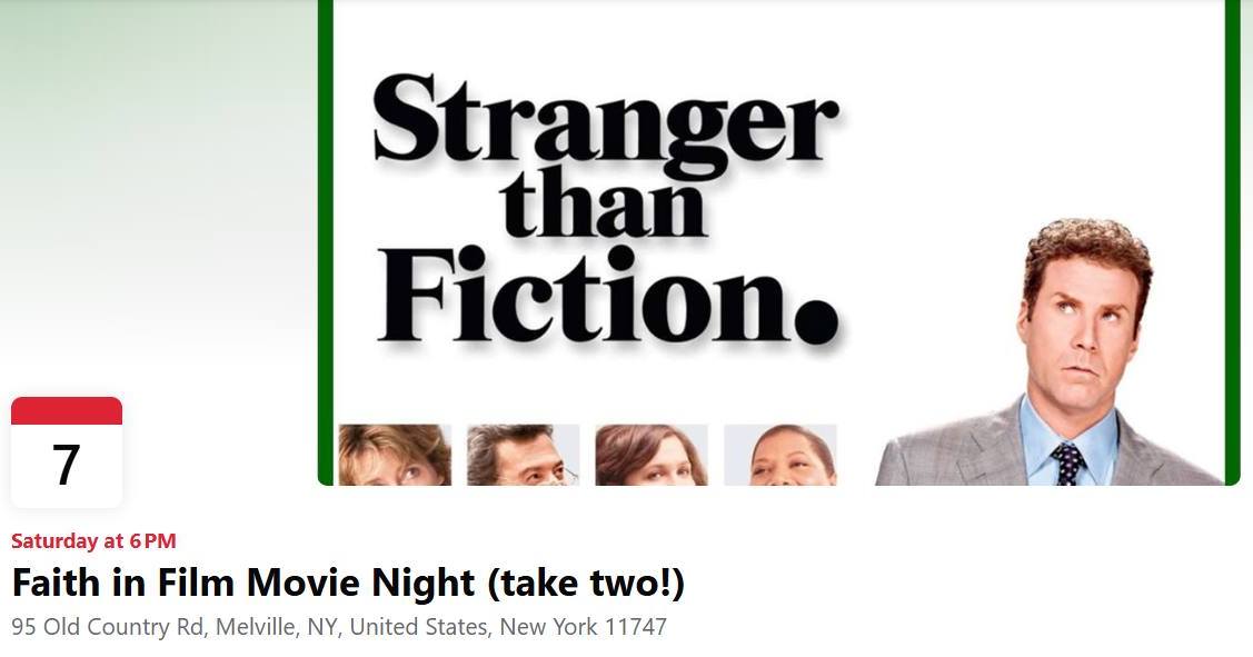 Stranger Than Fiction - Presbyterian Church of Sweet Hollow - Free