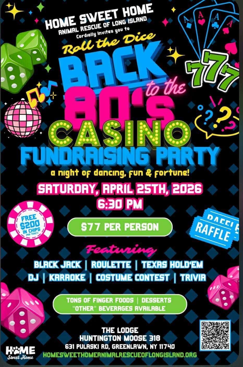 Home Sweet Home Fundraiser - Roll Back The Dice