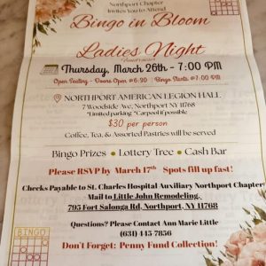 Bingo In Bloom - Ladies Night