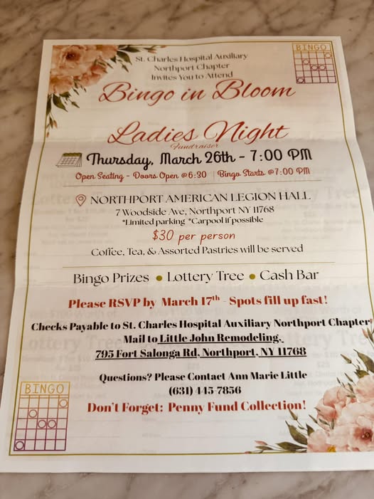 Bingo In Bloom - Ladies Night