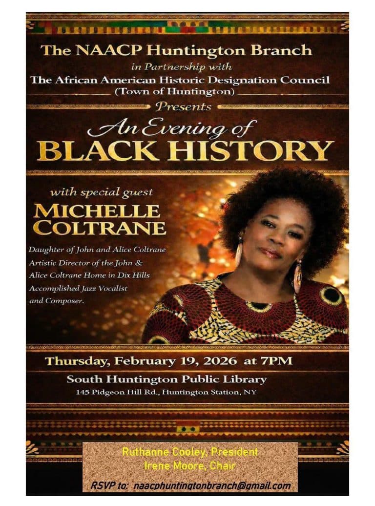 An Evening of Black History with Michelle Coltrane - Free