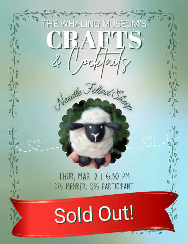 Crafts and Cocktails - Felt Sheep - 21+ SOLD OUT
