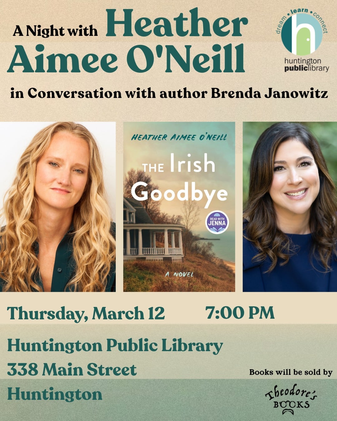 In-Person Author Visit with Heather Aimee O'Neill - FREE