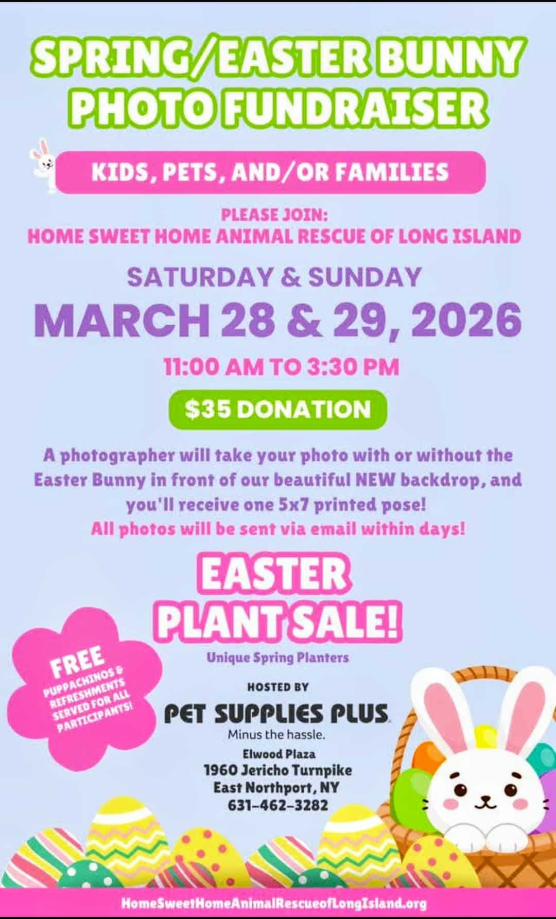 Easter Bunny Photo Fundraiser