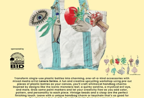 Up-Cycled Plastic Handbag Charms - Free