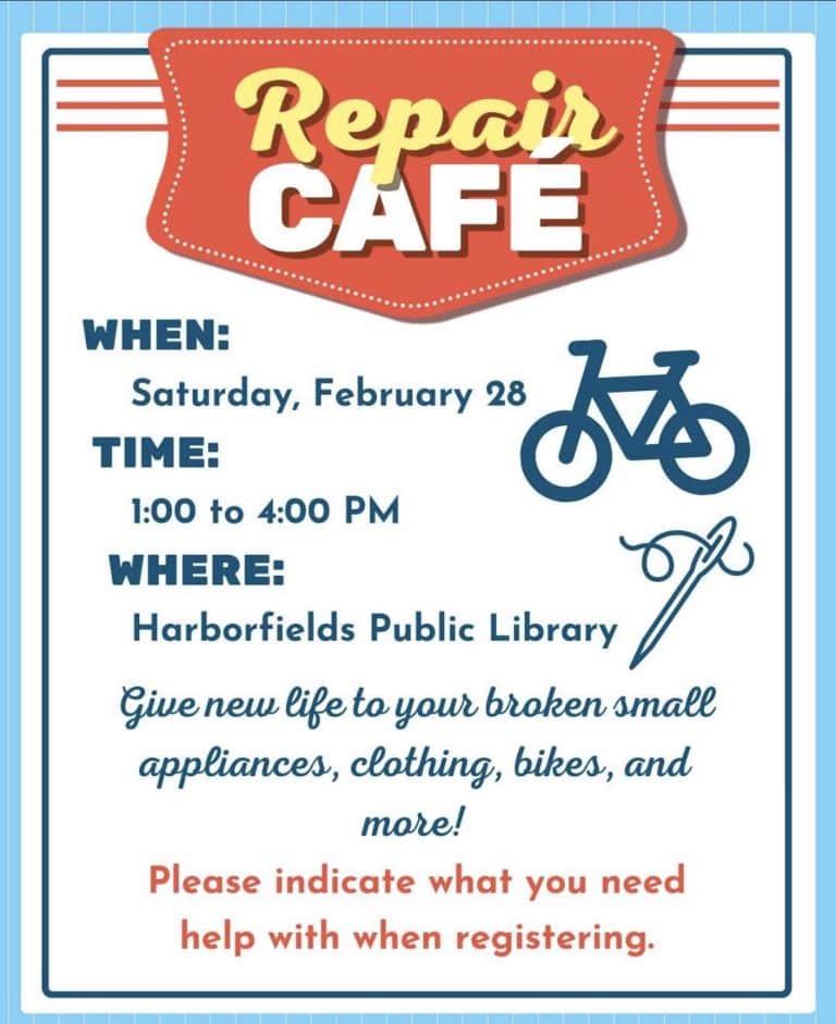 Repair Cafe - Harborfields Public Library - Free