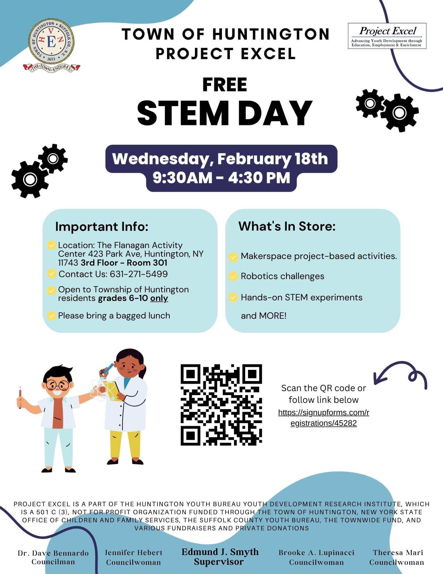Stem Day - Project Excel - Youth Grades 6-10 - FREE