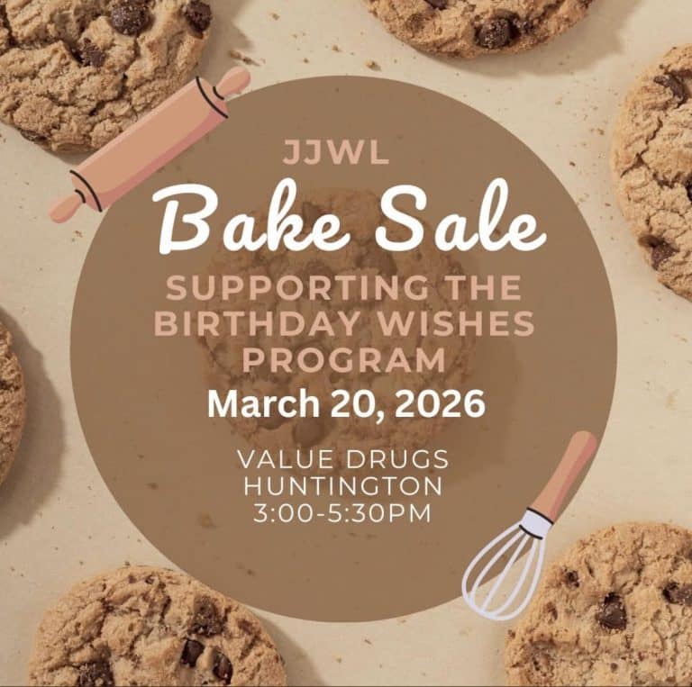 Junior Welfare League of Huntington Junior Bake Sale!