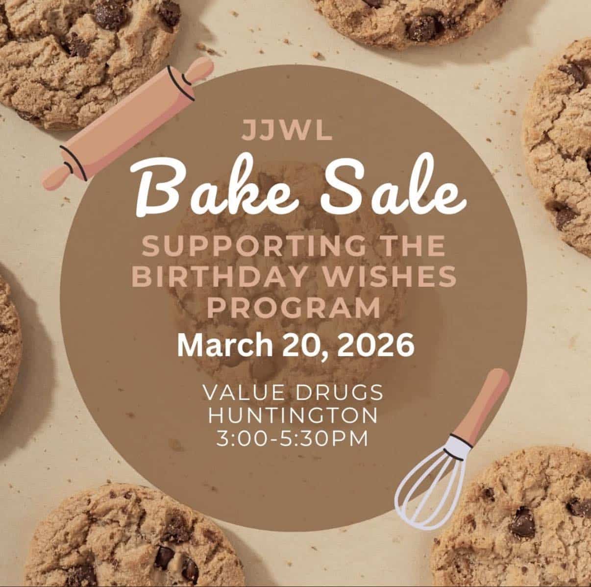 Junior Welfare League of Huntington Junior Bake Sale!