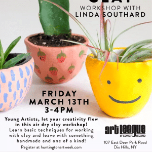 Air Dry Clay Workshop with Linda Southard - Child Friendly - Free